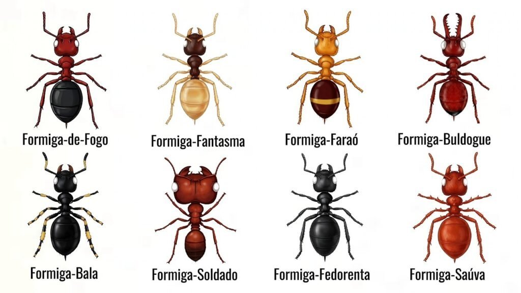 Tipos de Formigas em Araraquara - Principais Espécies Urbanas e Rurais